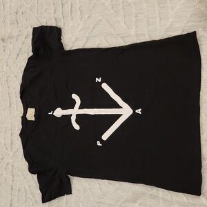 Black with white anchor La Paz tee size M!